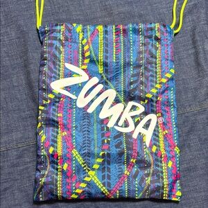 Zumba Drawstring Bag - Vibrant Multicolor Logo